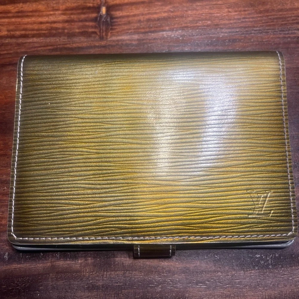 Louis Vuitton Textured Gold Agenda